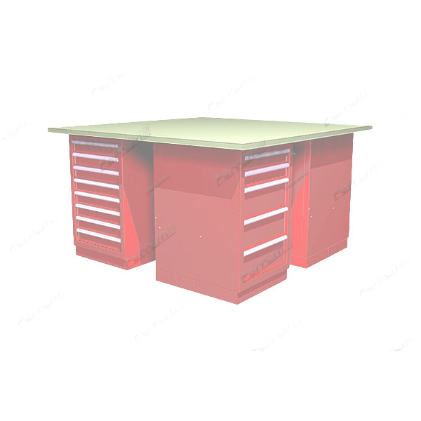 Столешница из влагостойкой фанеры для верстака четырехтумбового Феррум 01.315W/1,5х1,5