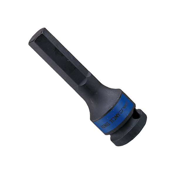 Торцевая насадка (бита) 1/2 дюйма HEX ударная H9 80 мм King Tony 401509M
