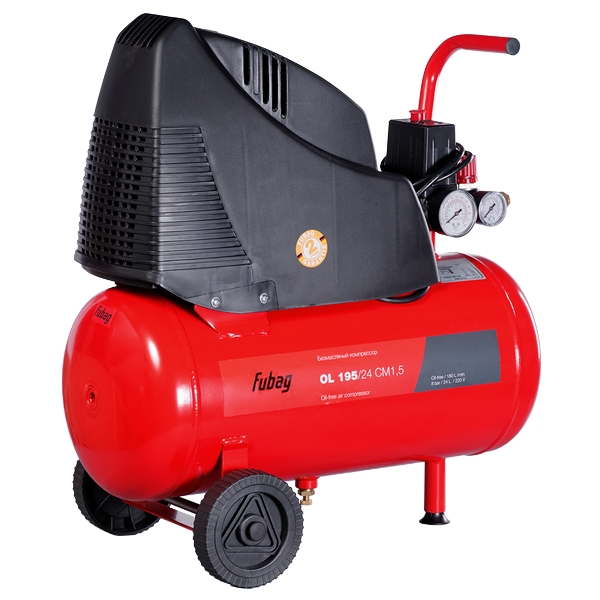 Компрессор воздушный коаксиальный безмасляный однофазный FUBAG OL 195/24 CM1.5