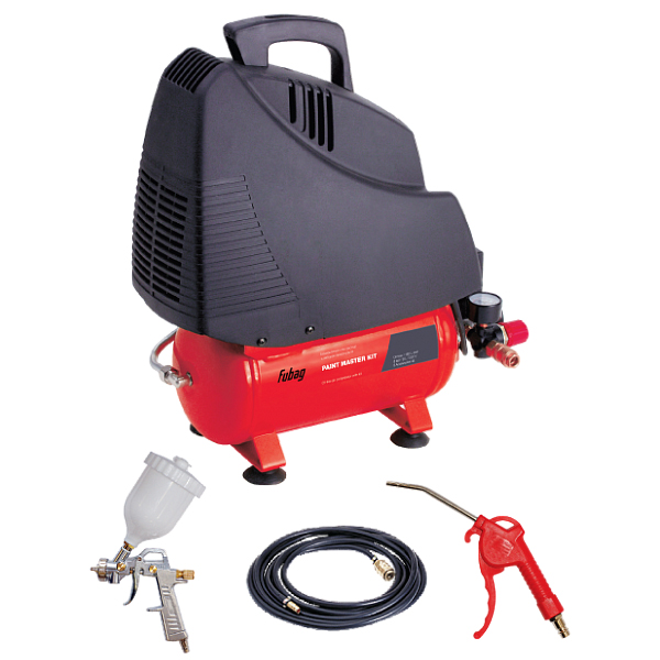 Компрессор воздушный с набором пневмоинструмента 3 предмета FUBAG PAINT MASTER KIT + 3