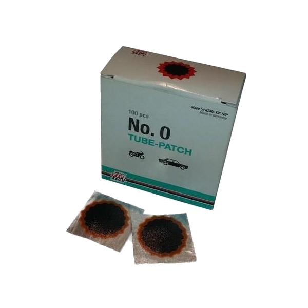 Набор заплат камерных 30 мм (100 шт) Rema Tip Top No. 0