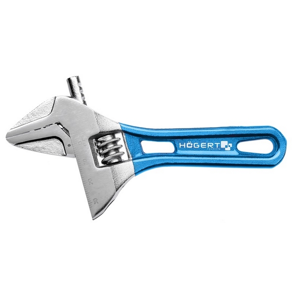 Разводной ключ с короткой рукояткой, 140 мм, до 32 мм, HOEGERT HT1P562