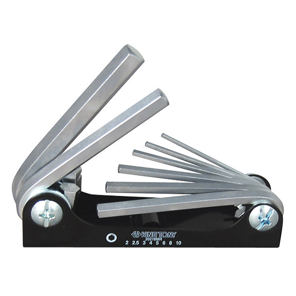 Набор Г-образных шестигранников HEX 2-10 мм, 8 предметов King Tony 20218MR