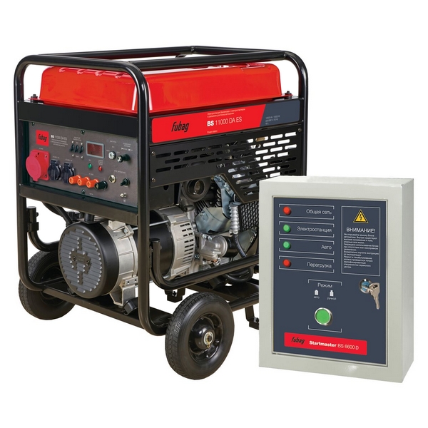Генератор (электростанция) бензиновый Fubag BS 11000 DA ES с блоком автоматики Startmaster BS 6600