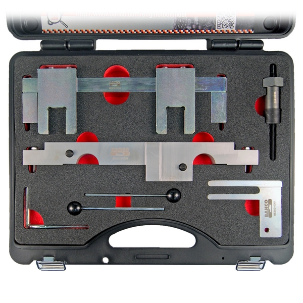 BAHCO BE502103 Набор для регулировки фаз газораспределения бензиновых двигателей BMW 1.6-2.0, 7 предметов