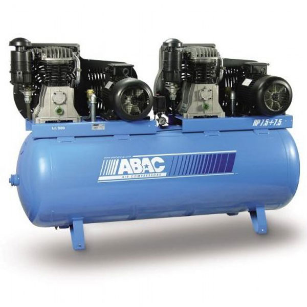 Компрессор поршневой масляный ременной трехфазный ABAC B6000/500T7.5 TANDEM