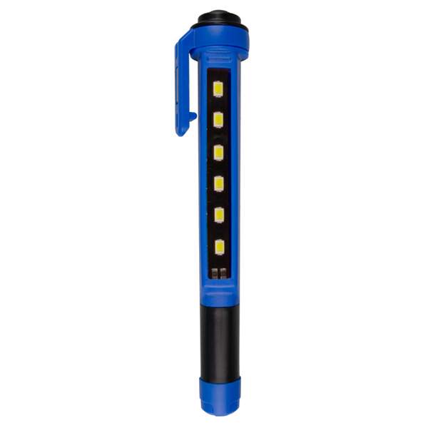 Фонарик в виде авторучки, 6 светодиодов, 135 люменов, 3 батарейки ААА King Tony 79831