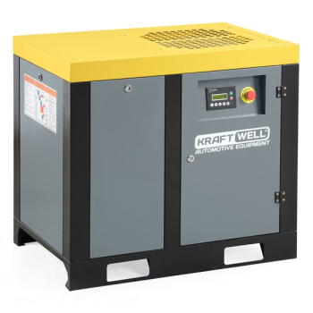 Компрессор винтовой 1000 л/мин, 10 бар, 380 В, без ресивера, KraftWell KRW-ASC10A-10BL