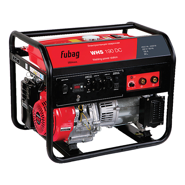 Генератор (электростанция) сварочный с двигателем Honda Fubag WHS 190 DC