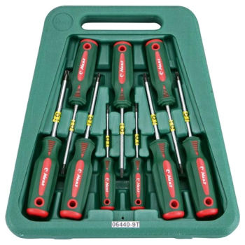 Набор отверток TORX, 9 предметов, HANS 06440-9T