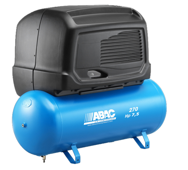 Малошумный двухступенчатый масляный ременной компрессор ABAC S B6000/270 FT7,5