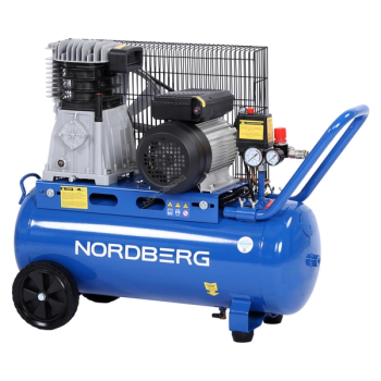 NORDBERG NCE50/480 Компрессор поршневой с ременной передачей 220В, ресивер 50л, 446л/мин NORDBERG NCE50/480 Компрессор поршневой с ременной передачей 220В, ресивер 50л, 446л/мин