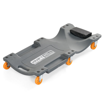 Лежак подкатной пластиковый с мягким подголовником KraftWell LECTUS P