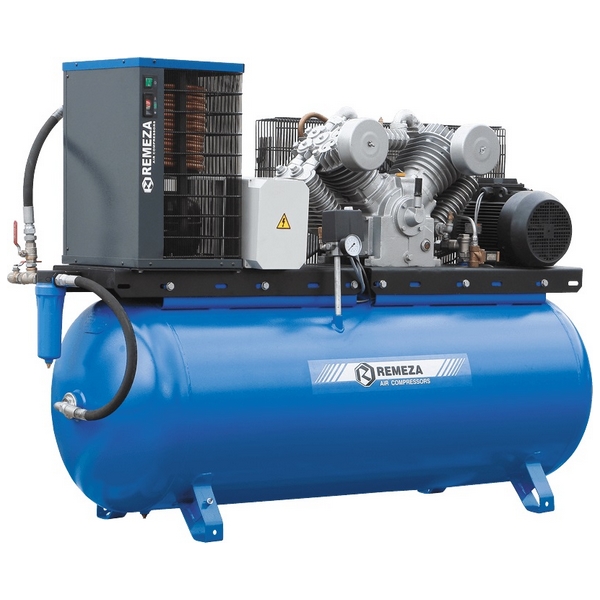 Компрессор ременной одноступенчатый с рефрижераторным осушителем Remeza СБ 4/Ф-500 LB 50 Д
