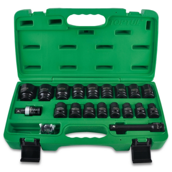 Набор ударных головок 1/2", 6-гранных, 10-32 мм, 27 предметов, TOPTUL GCAI2701