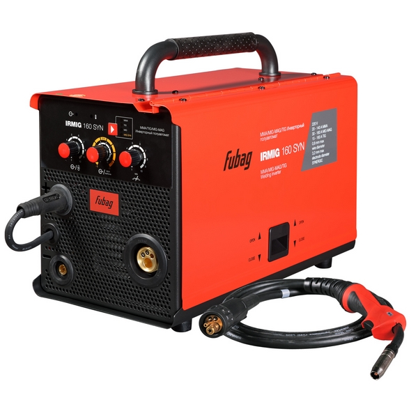 Инверторный сварочный полуавтомат с горелкой FB 150 3 м, FUBAG IRMIG 160 SYN