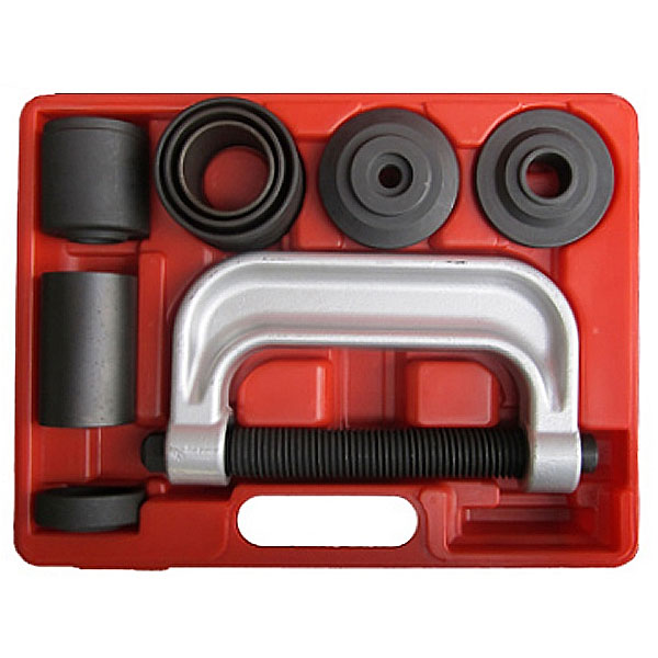 Набор оправок для монтажа и демонтажа сайлентблоков, 10 предметов в кейсе Мастак 110-20010C