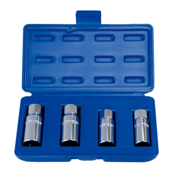 KING TONY 9TD014MR Набор шпильковертов роликовых, 6, 8, 10, 12 мм, 4 предмета