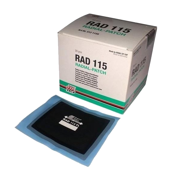 Набор пластырей кордовых радиальных 90x75 мм (20 шт) Rema Tip Top 115 TL
