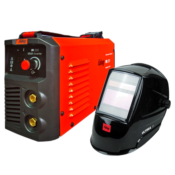 Сварочный инвертор Fubag IR 220 + маска сварщика "хамелеон" Ultima 11