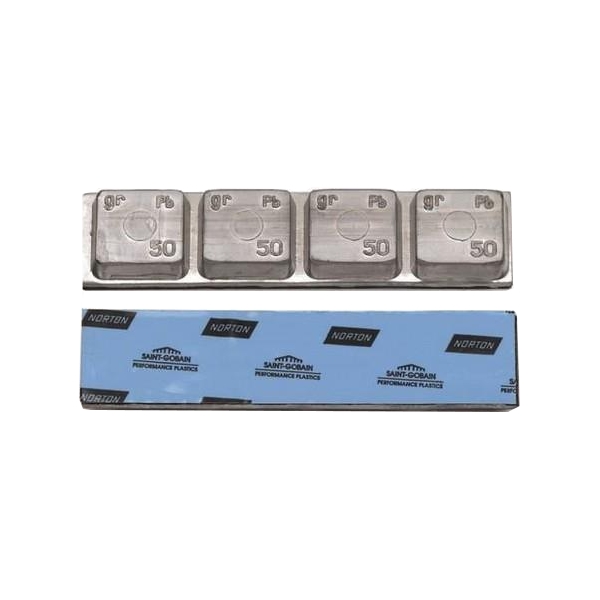 Самоклеющиеся штампованные грузики грузовые тонкие 200 г на ленте Norton/Norbond (15 шт) Clipper 0063T