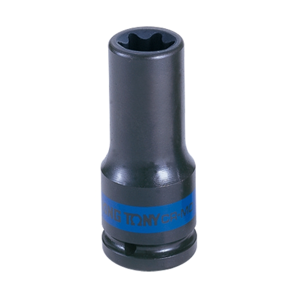 KING TONY 647518M Головка торцевая ударная глубокая TORX Е-стандарт 3/4 дюйма, E18, L=110 мм