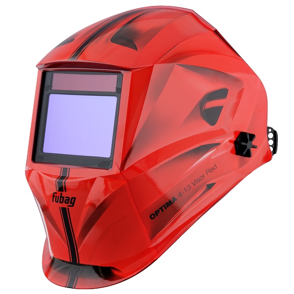 Маска сварщика «хамелеон», зона обзора 100x65 мм, Fubag Optima 4-13 Visor Red