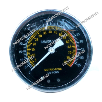 NORDBERG N3650L#PG Манометр осевой глицеринонаполненный для прессов N3650L, N3650A, N3650F