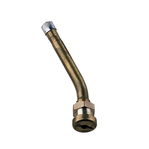 Вентиль металлический для бескамерных грузовых колес, угол 27 градусов, отверстие 10 мм, Clipper TR-80MS