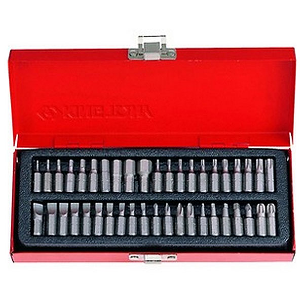 Набор вставок (бит) 1/4 дюйма TORX, HEX, PZ, PH, SLOT, 42 предмета King Tony 1042CQ