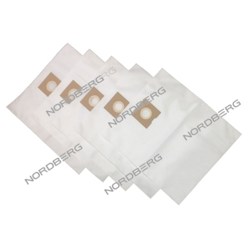 NORDBERG NV34#DUSTBAG_T Синтетические мешки для верхней камеры пылесоса NV34, 400x450, 5 шт