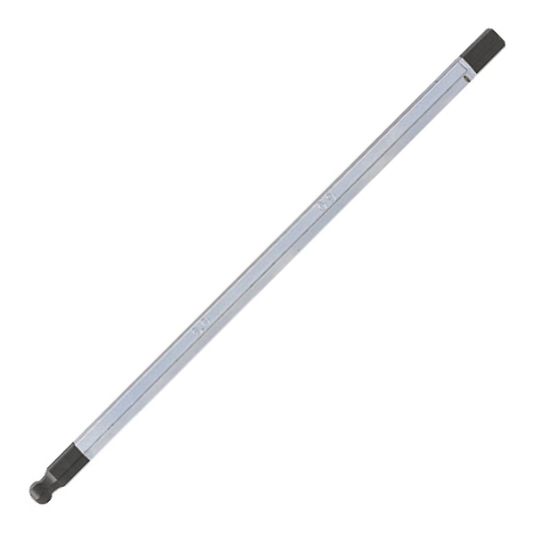 KING TONY 131766BHN Сменная вставка (жало) для отвертки 91232, шестигранная HEX 6 мм / HEX 6 мм с шаровым окончанием