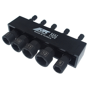 Набор бит-головок для изношенных болтов и гаек 8-12 мм, под шуруповерт, 5 предметов, JTC-6227