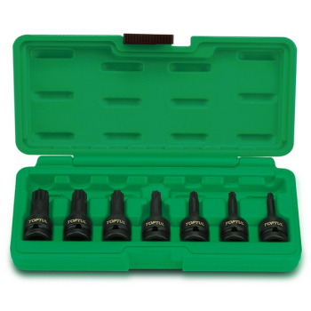 Набор ударных бит 1/2'', TORX T30-T70, 7 предметов, TOPTUL GDAI0701
