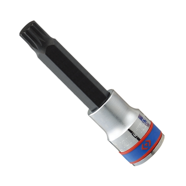 Торцевая насадка (бита) 1/2 дюйма, SPLINE, M14, L=80 мм King Tony 403614