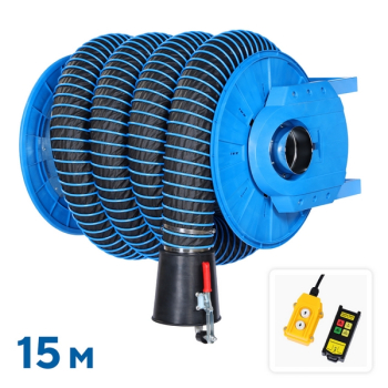 Nordberg HRF15150E-KIT Катушка для удаления выхлопных газов с автоматическим приводом, шлангом 150мм*15м и насадкой