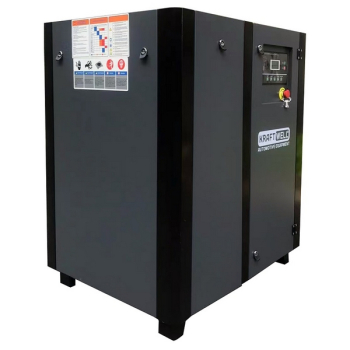 Компрессор винтовой 1000 л/мин, 10 бар, 380 В, без ресивера, KraftWell KRW-ASC10A-10B