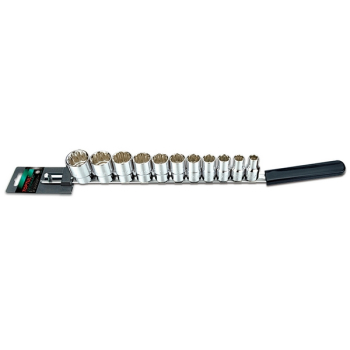 Набор головок 1/2", 12-гранных, 3/8"-1", 11 предметов, TOPTUL GBAQ1102 Набор головок 1/2", 12-гранных, 3/8"-1", 11 предметов, TOPTUL GBAQ1102