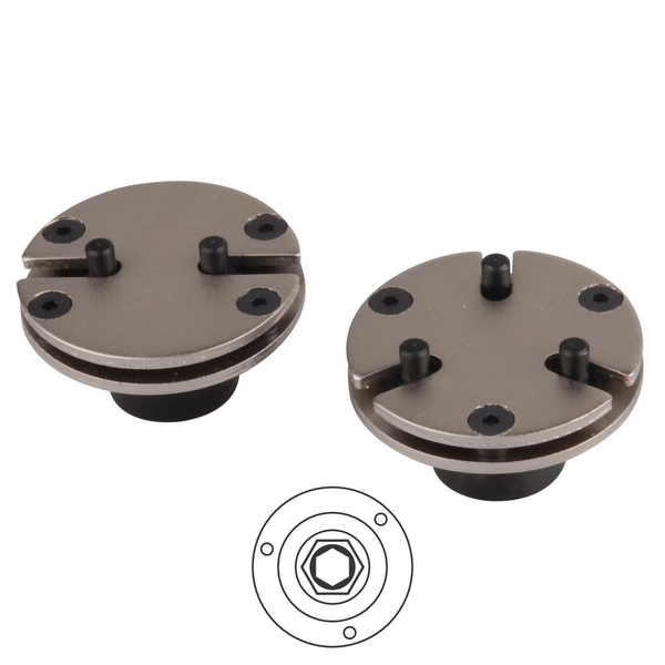 Адаптеры для утапливания поршня тормозного цилиндра к набору 102-00007C МАСТАК 102-01003