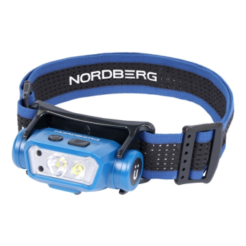 NORDBERG 1953 Фонарь светодиодный налобный, аккумуляторный, 3.7 В, c датчиком движения