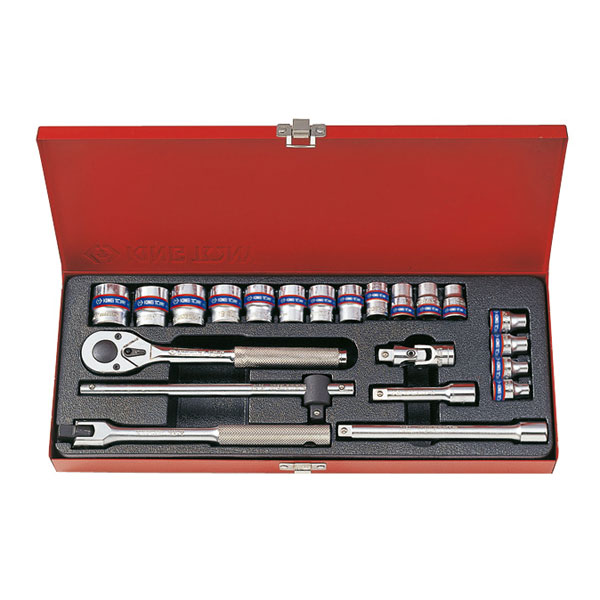 Набор торцевых головок 3/8 дюйма 6-22 мм, 22 предмета King Tony 3523MR
