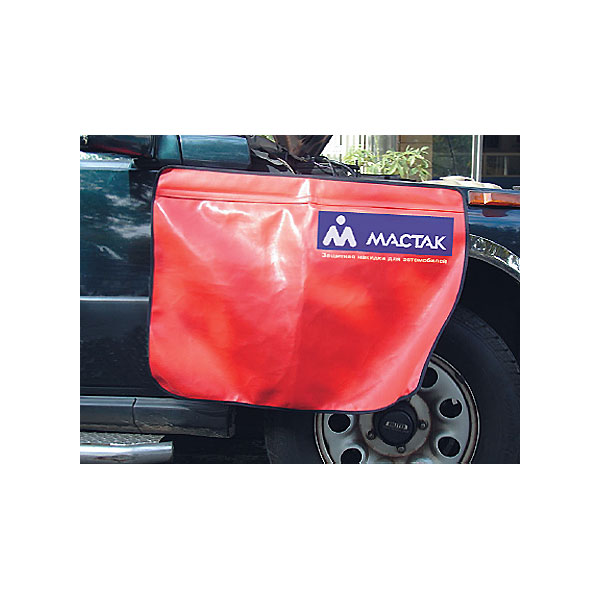 Накидка защитная на крыло автомобиля ПВХ на подкладке с магнитным креплением 800х600 мм Мастак 193-00806