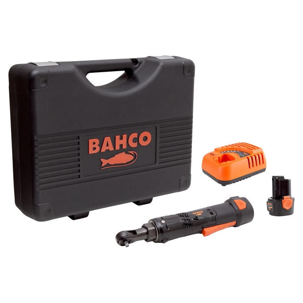 BAHCO BCL31R1K1 Трещотка аккумуляторная, квадрат 1/4 дюйма, 57 Нм, 12 В, комплект