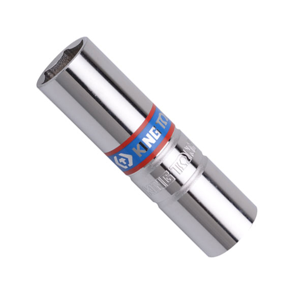 Головка торцевая свечная 3/8 дюйма шестигранная 14 мм King Tony 36B514 Головка торцевая свечная 3/8 дюйма шестигранная 14 мм King Tony 36B514