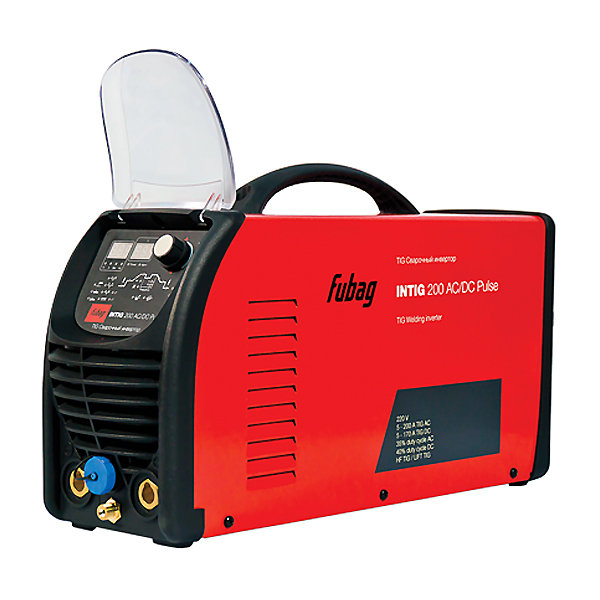 Сварочный инвертор с горелкой и газовым шлангом FUBAG INTIG 200 AC/DC PULSE