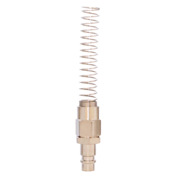 Фитинг БРС "папа" (M) – зажим для шланга 8x12 мм c пружиной, 1 шт, KraftWell KRW-QCS0812M