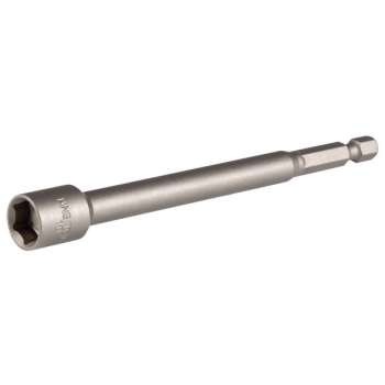 KING TONY 7611510M Головка для шуруповерта, шестигранная 1/4", 10 мм, L=150 мм, магнитная