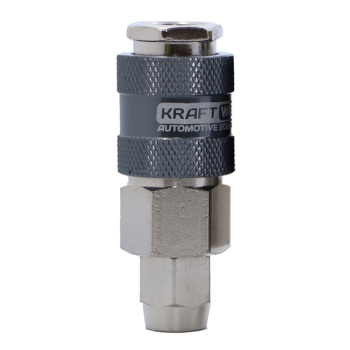 Фитинг БРС "мама" (F) – зажим для шланга 5x8 мм, 1 шт, KraftWell KRW-QC0508F