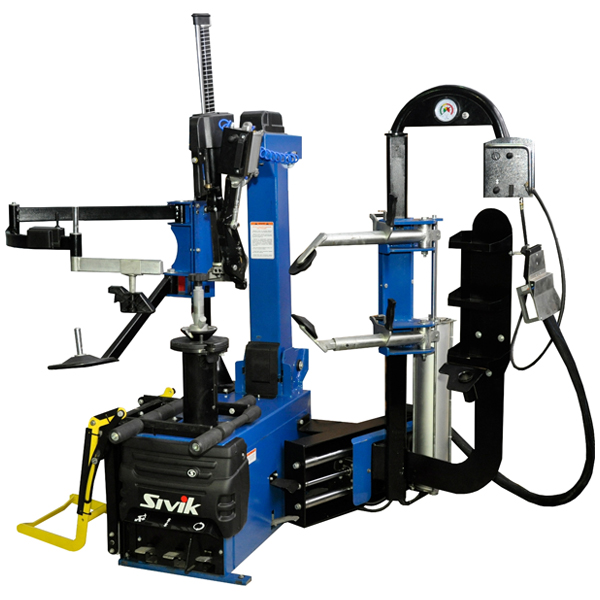 Шиномонтажный станок автоматический, 10-30 дюймов, со взрывной накачкой и третьей рукой Сивик КС-508А ПРО (380V)