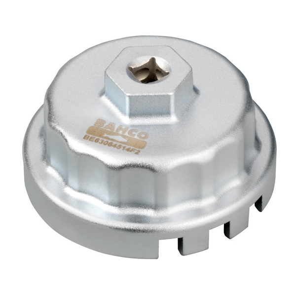 BAHCO BE63064514F2 Съемник масляных фильтров торцевой, диаметр 64,5 мм, 14 граней